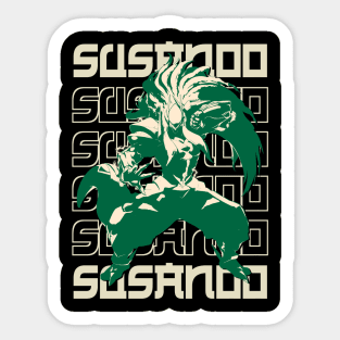 Green Susanoo text style Sticker
